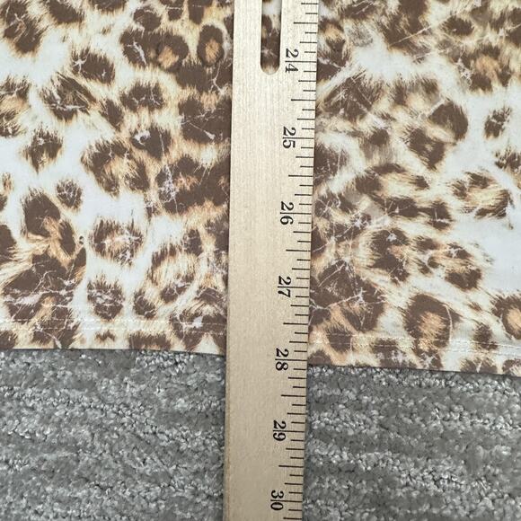 Reba Shirt Womens Large Leopard Print Embellished Western Boho Made in USA - Picture 12 of 12